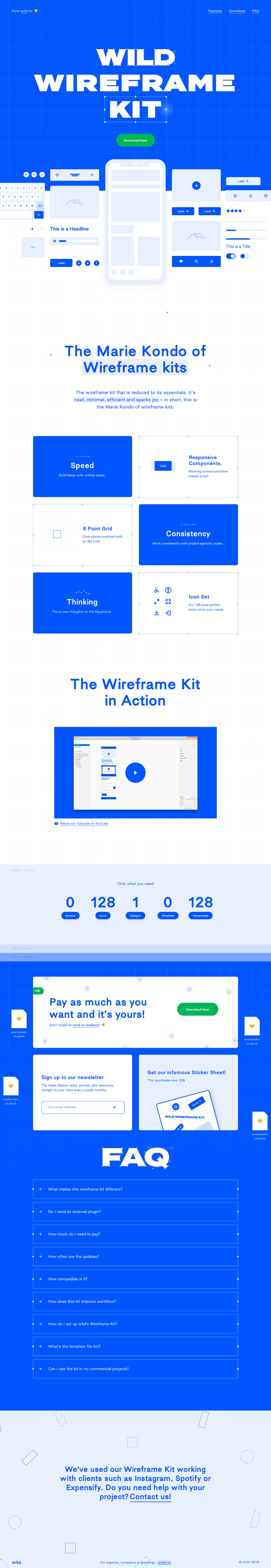 Wild Wireframe Kit